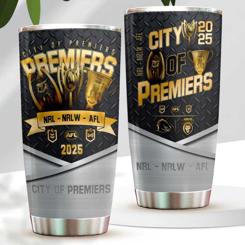 City of Premiers 2025 NRL NRLW AFL Tumbler City of Premiers 2025 NRL NRLW AFL Tumbler