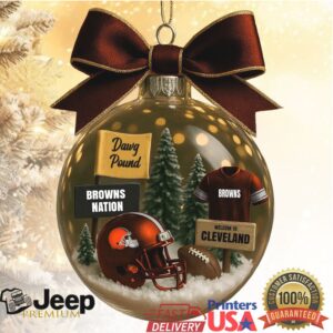 Cleveland Browns Dawg Pound NFL Christmas Ornament