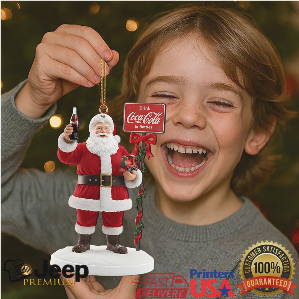 Coca Cola Santa Drinking Coke Ornament Coca Cola Santa Drinking Coke Ornament