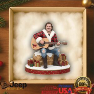 Country Music Guitarist Christmas Ornament
