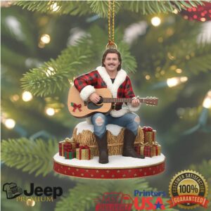 Country Music Guitarist Christmas Ornament