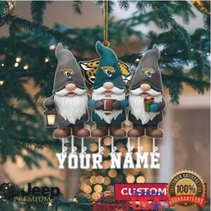 Custom Jacksonville Jaguars Personalized Gnome Ornament