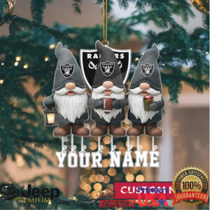 Custom Las Vegas Raiders 3 Pack Ornament Custom Las Vegas Raiders 3 Pack Ornament