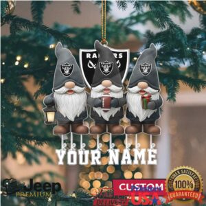 Custom Las Vegas Raiders 3 Pack Ornament