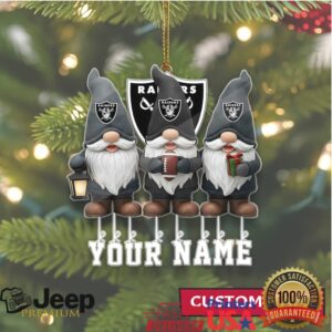Custom Las Vegas Raiders 3 Pack Ornament