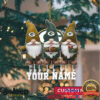 Custom Name 49ers Football Team Gnomes Ornament Custom Name 49ers Football Team Gnomes Ornament