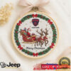Custom Name Santa & Reindeer Christmas Embroidery Hoop Ornament Custom Name Santa & Reindeer Christmas Embroidery Hoop Ornament
