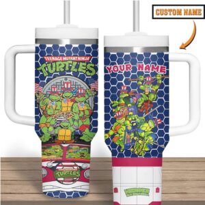 Custom Turtle Power Stanley Tumbler