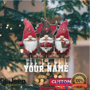 Custom Vikings Football Fan Gnome Holiday Ornaments