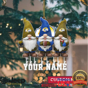 Customizable LA Rams Football Fan Ornament Customizable LA Rams Football Fan Ornament