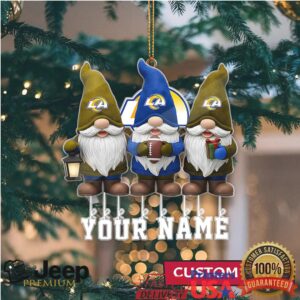 Customizable LA Rams Football Fan Ornament