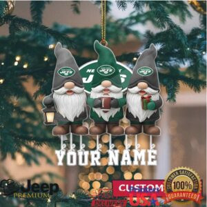 Customizable New York Jets Gnome Ornament