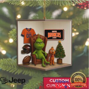 Denver Broncos 1959 Custom Name & Number Ornament