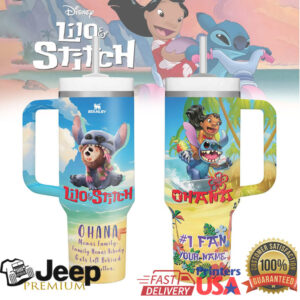 Disney Lilo & Stitch Ohana Means Family Stanley Tumbler