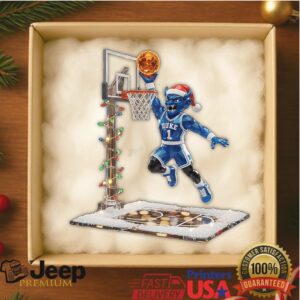 Duke Blue Devils Basketball Christmas Ornament