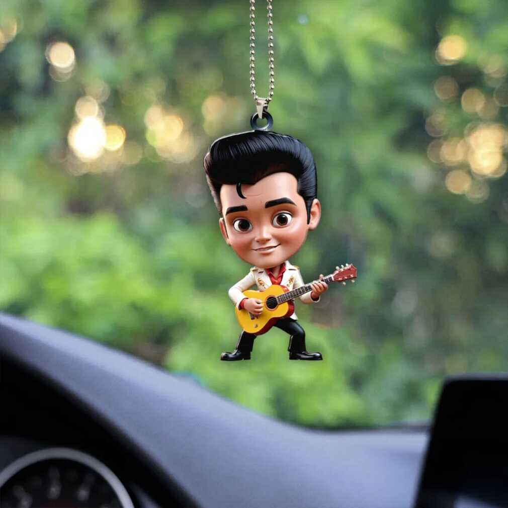 Elvis Presley Blue Suede Shoes Car Ornament Elvis Presley Blue Suede Shoes Car Ornament