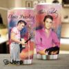 Custom Elvis Presley Purple Starry Night Tumbler Custom Elvis Presley Purple Starry Night Tumbler