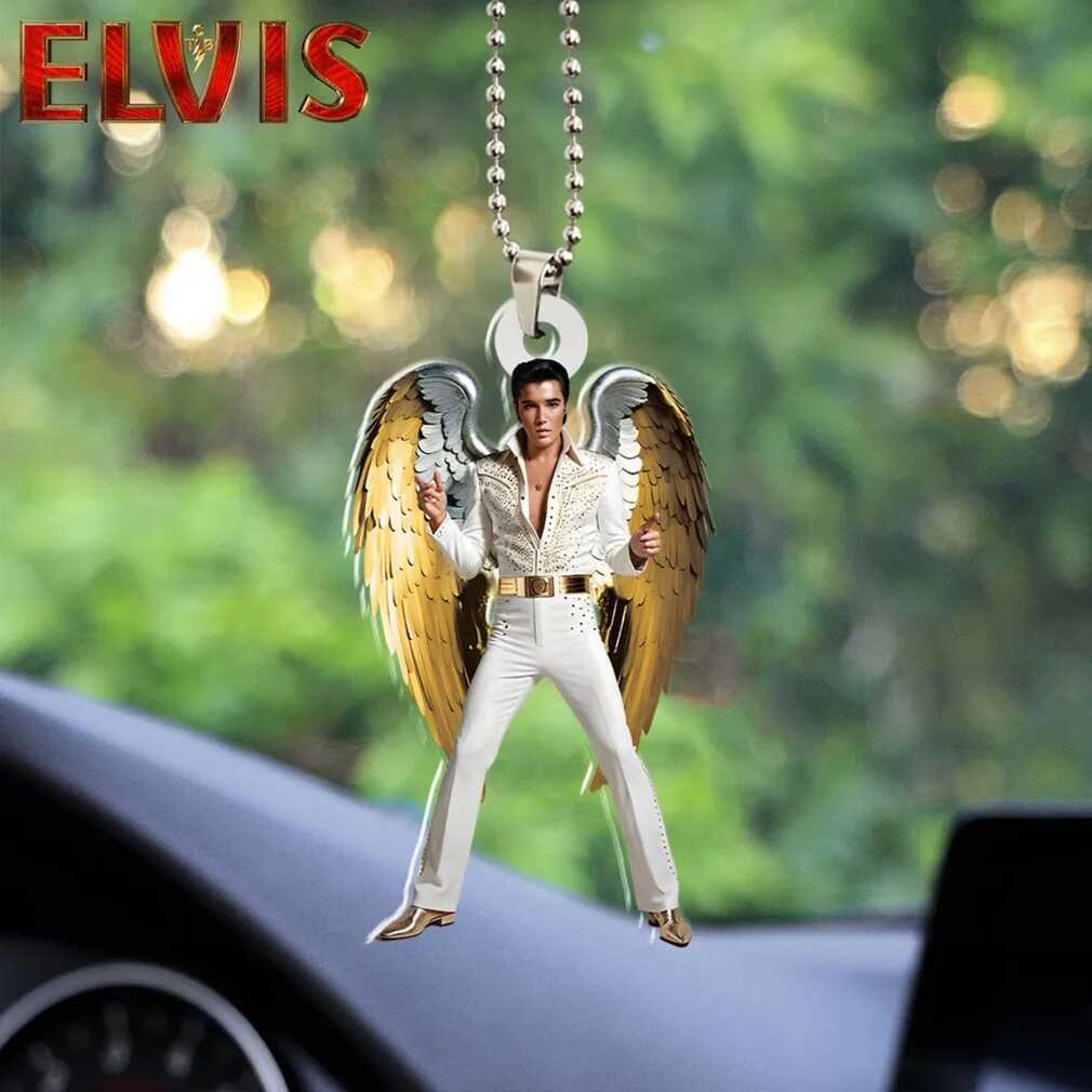 Elvis Presley Rock Angel Car Ornament Elvis Presley Rock Angel Car Ornament