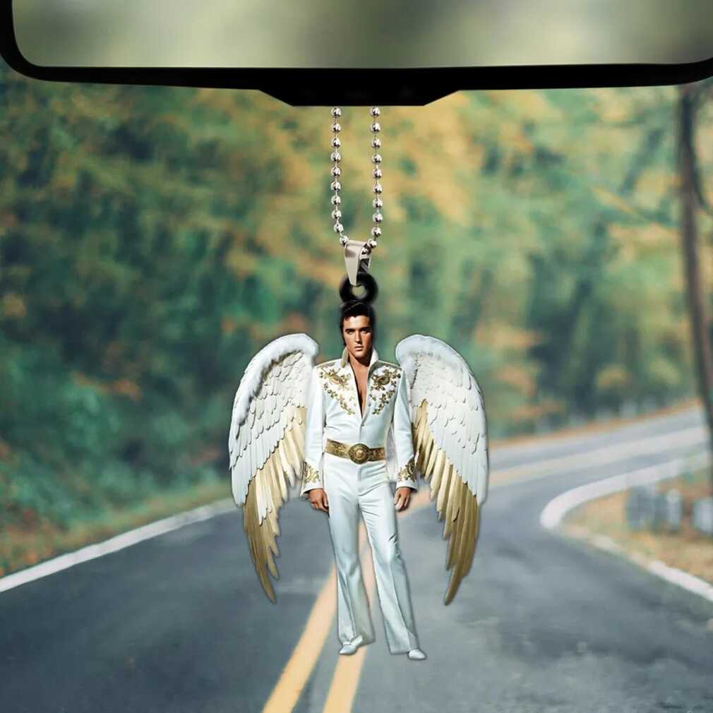 Elvis Presley Rock Angel Custom Car Ornament Elvis Presley Rock Angel Custom Car Ornament