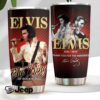 Just a Girl Who Love Elvis Presley Floral Tumbler Just a Girl Who Love Elvis Presley Floral Tumbler