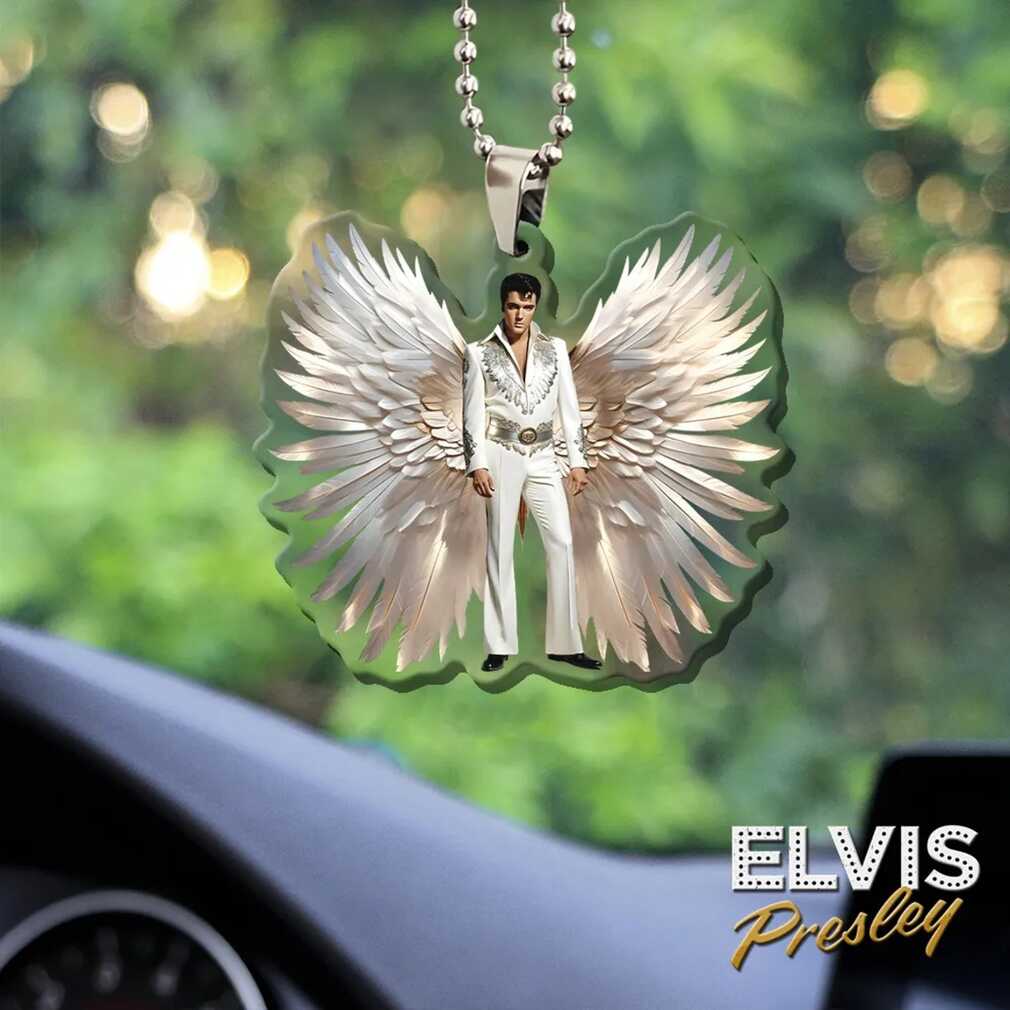 Elvis Presley The King of Rock Roll Angel Wings Ornament Elvis Presley The King of Rock Roll Angel Wings Ornament