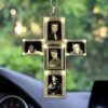 Rock ‘n’ Roll Elvis Photo Cross Hanging Ornament Rock ‘n’ Roll Elvis Photo Cross Hanging Ornament