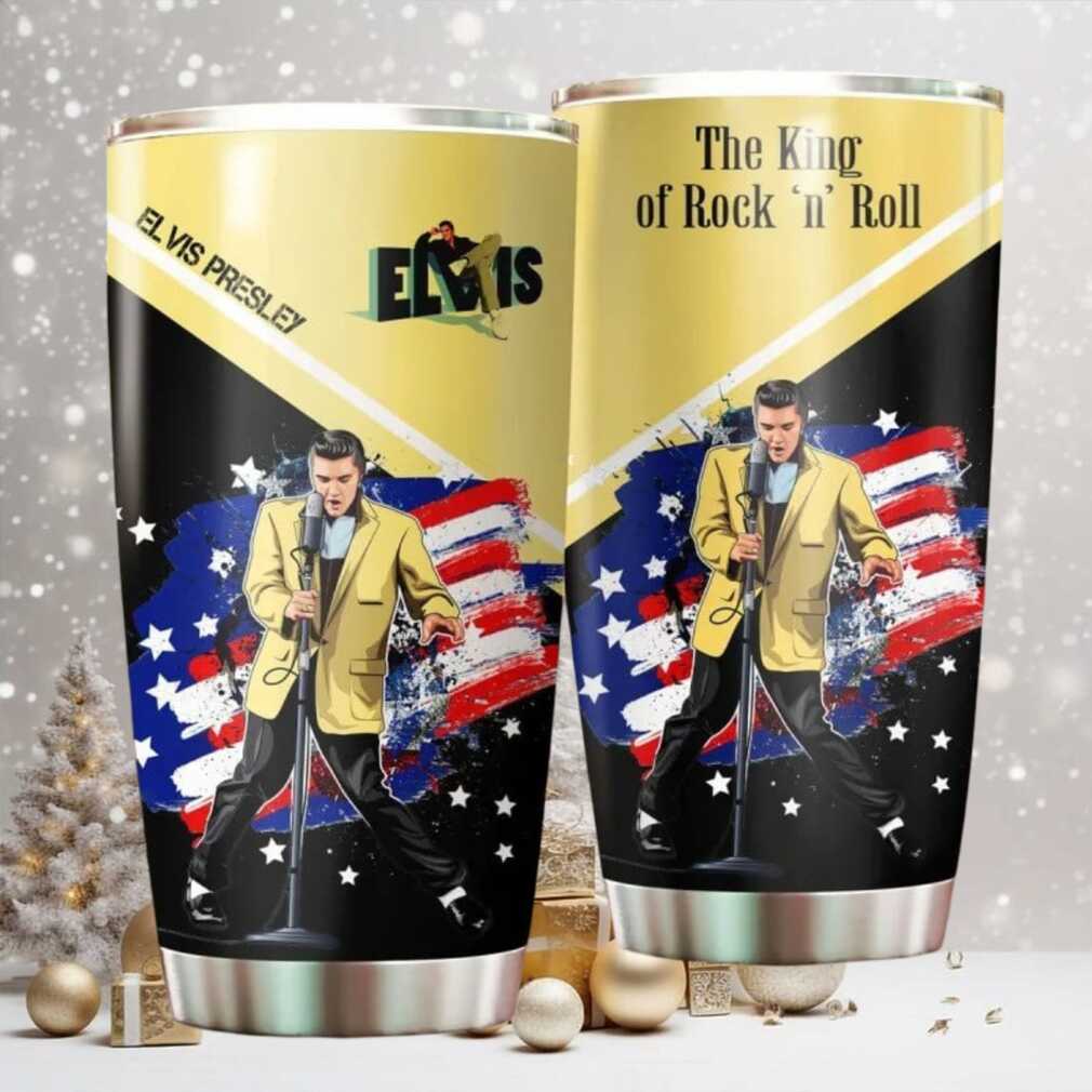 Elvis Presley ‘The King of Rock ‘n’ Roll’ Tumbler Elvis Presley ‘The King of Rock ‘n’ Roll’ Tumbler