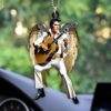 Personalized Elvis Memorial Cross Ornament for Car Personalized Elvis Memorial Cross Ornament for Car