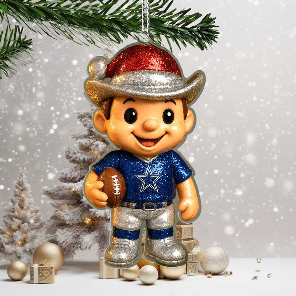 FOCO Dallas Cowboys Mascot Holiday Ornament FOCO Dallas Cowboys Mascot Holiday Ornament