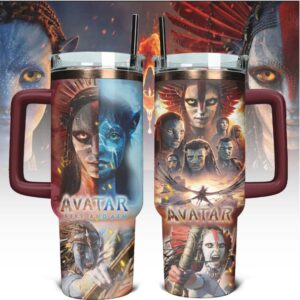 Fire and Ash Movie Themed Tumblers