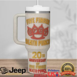 Five Finger Death Punch 20th Anniversary Stanley Tumbler