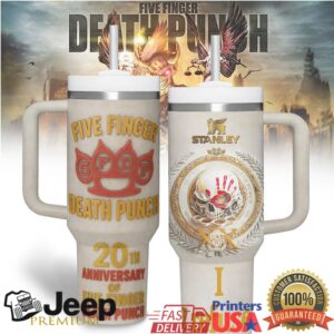 Five Finger Death Punch 20th Anniversary Stanley Tumbler