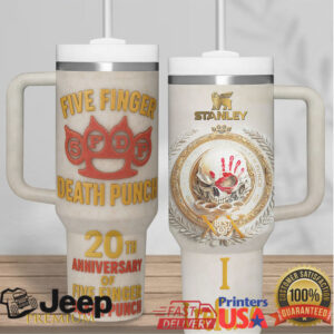 Five Finger Death Punch 20th Anniversary Stanley Tumbler