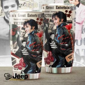 Forever Yours Vintage Elvis Travel Tumbler