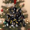 Xavier McKinney Green Bay Packers Action Pose Ornament Xavier McKinney Green Bay Packers Action Pose Ornament