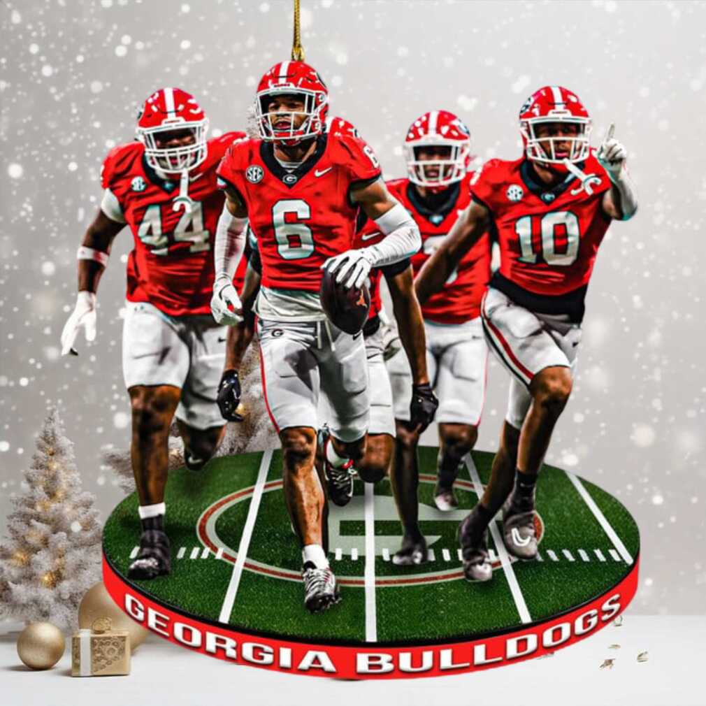 Georgia Bulldogs Football Christmas Ornament Georgia Bulldogs Football Christmas Ornament