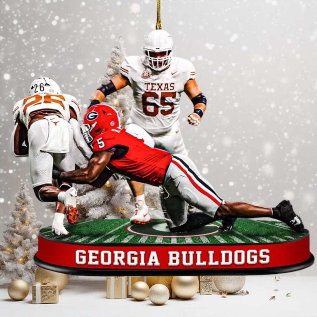 Georgia Bulldogs vs. Texas Longhorns 2024 Matchup Ornament Georgia Bulldogs vs. Texas Longhorns 2024 Matchup Ornament