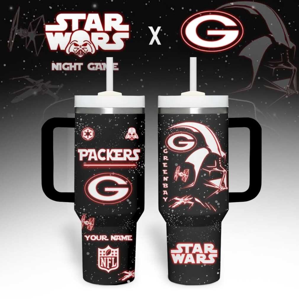 Green Bay Packers NFL x Star Wars Tumbler With Handle Green Bay Packers NFL x Star Wars Tumbler With Handle