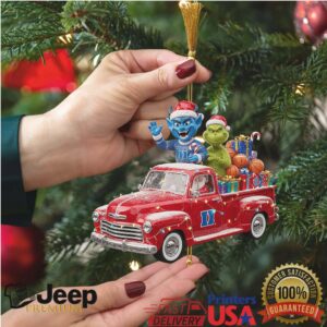 Grinch and Friends Vintage Truck Christmas Ornament