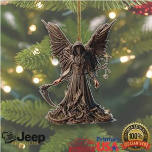 Haunting Santa Grim Reaper Ornament
