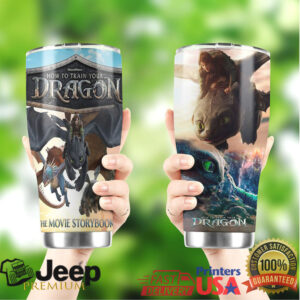 How to Train Your Dragon Movie Storybook Stainless Steel Tumbler