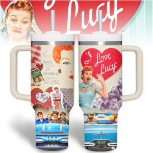 I Love Lucy Show Sublimated 40oz Quencher Tumbler