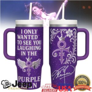 I Only Wanted To See You Laughing In The Purple Rain Commemorative Tumbler