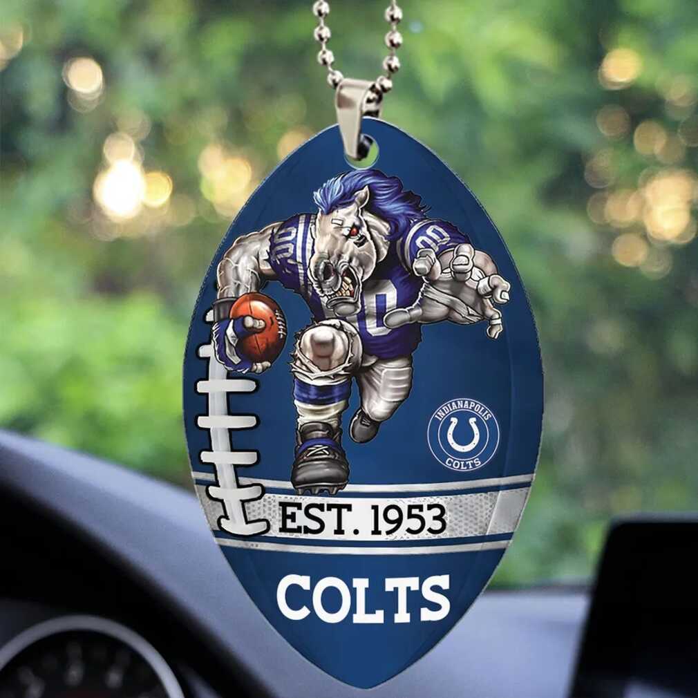 Indianapolis Colts Mascot Football Car Ornament Indianapolis Colts Mascot Football Car Ornament