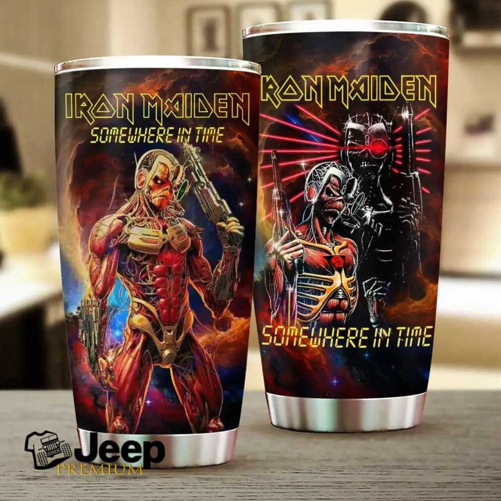 Iron Maiden Somewhere In Time 20oz Tumbler Iron Maiden Somewhere In Time 20oz Tumbler
