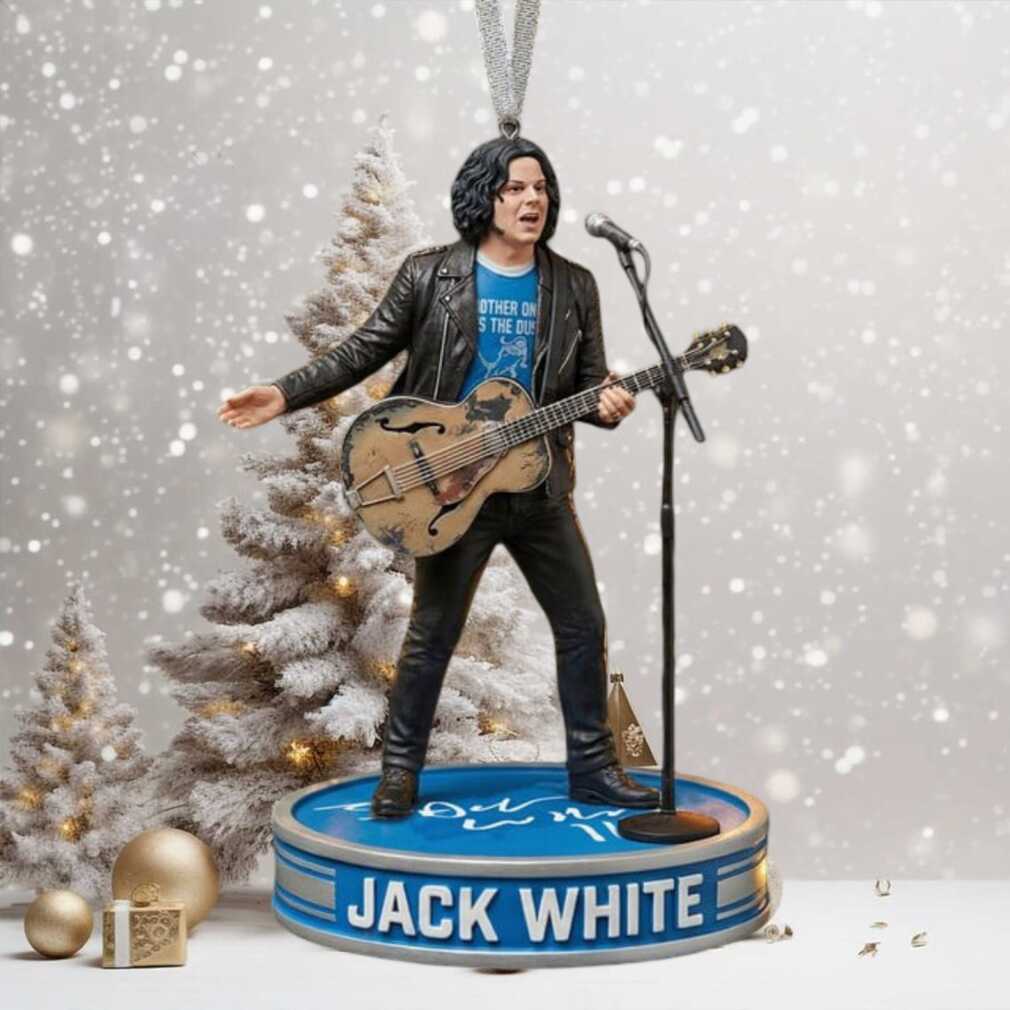 Jack White Musician Christmas Ornament Jack White Musician Christmas Ornament