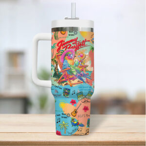 Jimmy Buffett Margaritaville 40oz Insulated Tumbler with Handle