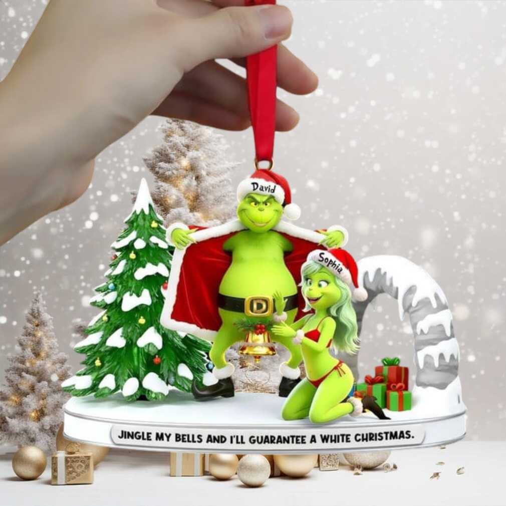 Jingle My Bells Funny Grinch Christmas Ornament Jingle My Bells Funny Grinch Christmas Ornament