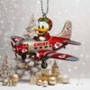 Kansas City Chiefs Pooh Bear Plane Christmas Ornament Kansas City Chiefs Pooh Bear Plane Christmas Ornament