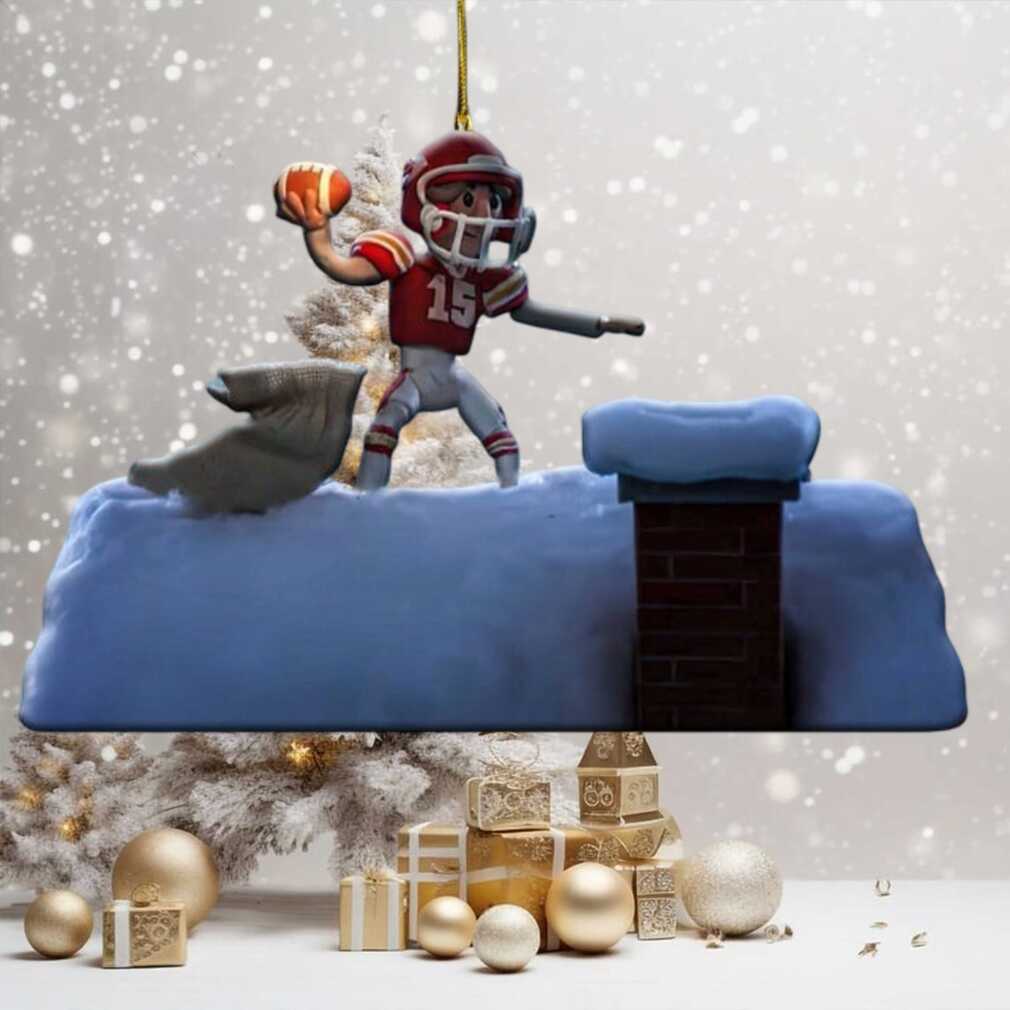Kansas City Chiefs Patrick Mahomes Claymation Christmas Ornament Kansas City Chiefs Patrick Mahomes Claymation Christmas Ornament